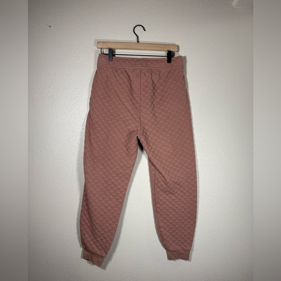 Madewell Re(Sourced) Quilted Jogger Sweatpants Medium Faded Mauve C2 - Picture 4 of 11